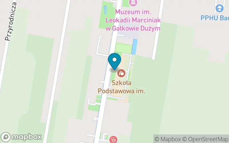 Lokalizacja: Szkoła Podstawowa im. Marszałka Józefa Piłsudskiego w Gałkowie Dużym