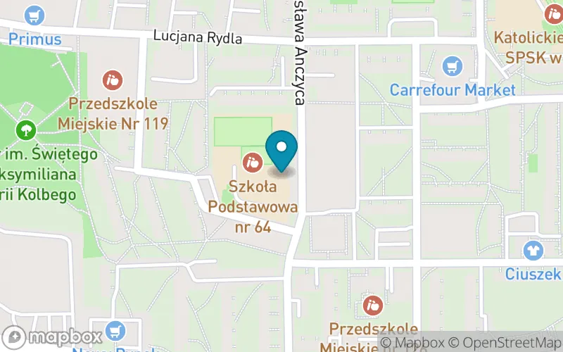 Lokalizacja: Szkoła Podstawowa nr 64 im. Hansa Christiana Andersena