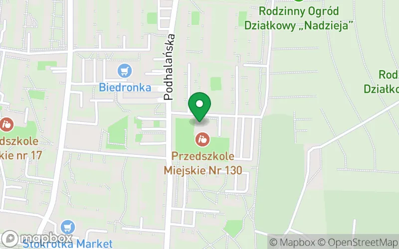 Lokalizacja: Przedszkole Miejskie nr 130