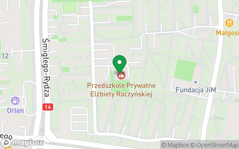 Lokalizacja: Przedszkole Prywatne Elżbiety Raczyńskiej