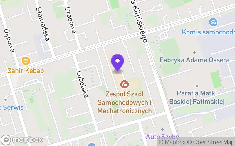 Lokalizacja: Technikum nr 22 im. Gen. Stanisława Maczka w Zespole Szkół Samochodowych i Mechatronicznych