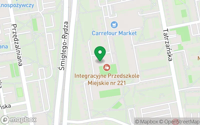 Lokalizacja: Przedszkole Miejskie nr 221 - Integracyjne