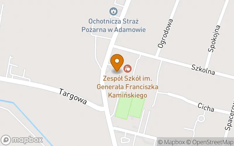 Lokalizacja: Szkoła Policealna w Adamowie