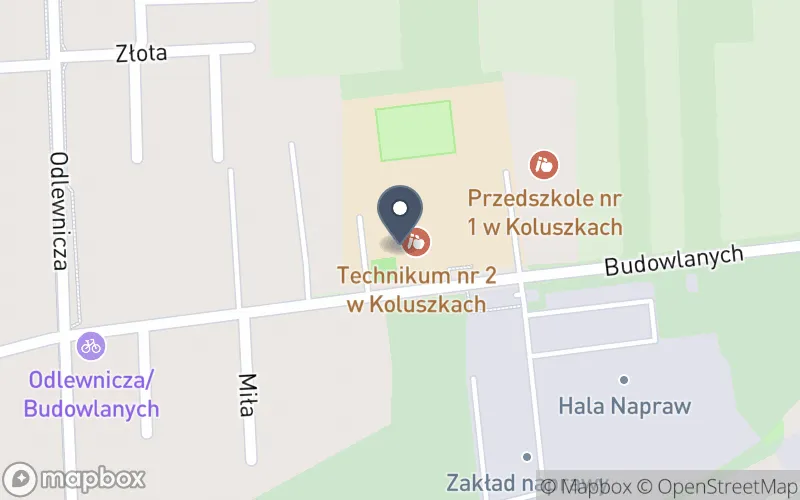 Lokalizacja: Zespół Szkół nr 2 w Koluszkach