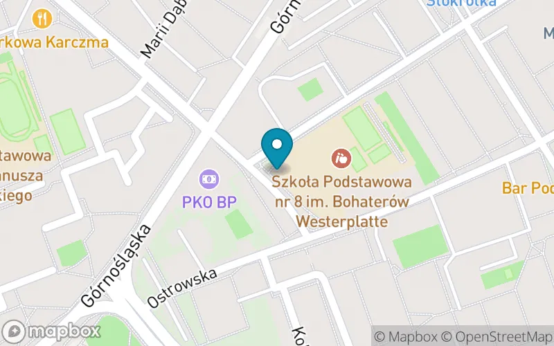 Lokalizacja: Szkoła Podstawowa nr 8 im. Bohaterów Westerplatte w Kaliszu