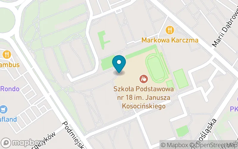 Lokalizacja: Szkoła Podstawowa nr 18 im. Janusza Kusocińskiego w Kaliszu