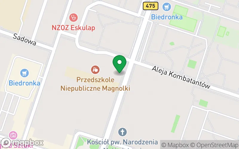 Lokalizacja: Niepubliczne Przedszkole "Magnolki"