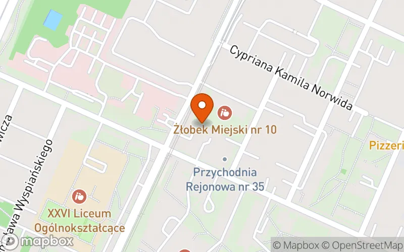 Lokalizacja: Miejski Zespół Żłobków Żłobek Nr 10