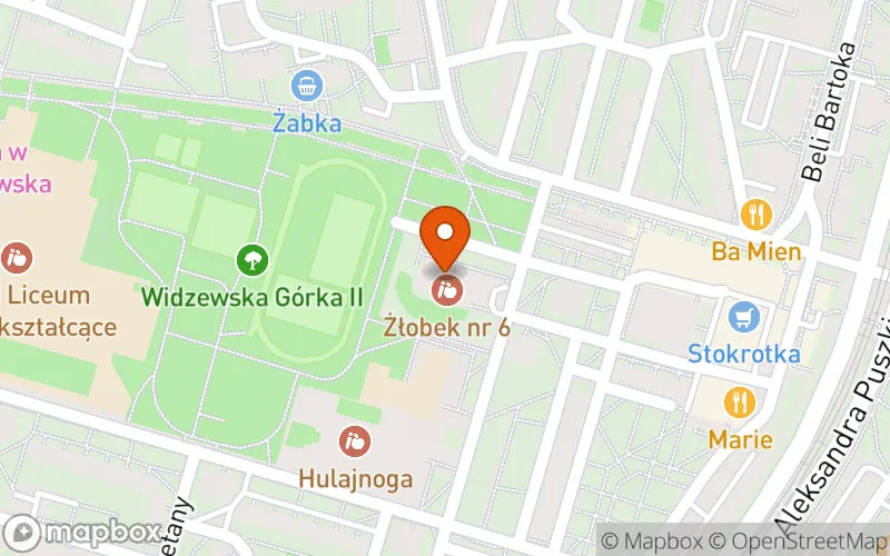Lokalizacja: Miejski Zespół Żłobków Żłobek nr 6