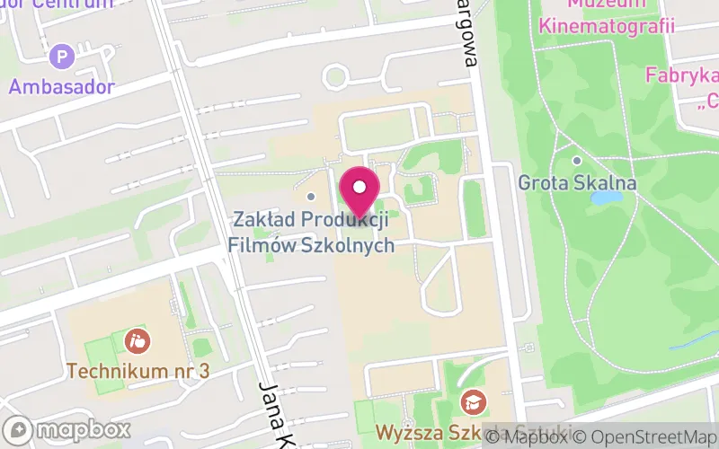 Lokalizacja: Państwowa Wyższa Szkoła Filmowa, Telewizyjna i Teatralna im. Leona Schillera