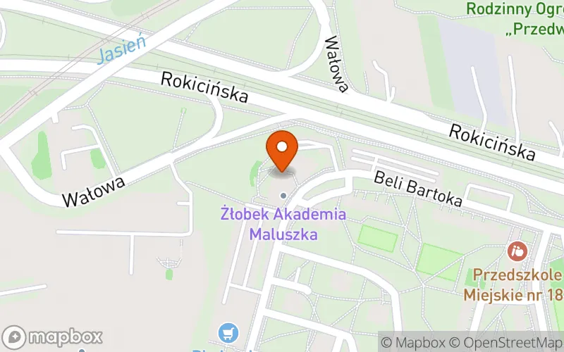 Lokalizacja: Akademia Maluszka ŁÓDŹ Widzew