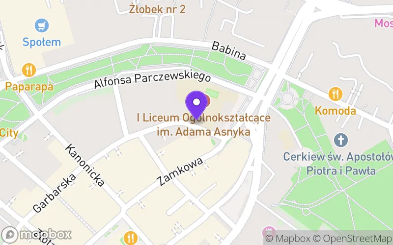 Lokalizacja: I Liceum Ogólnokształcące im. Adama Asnyka w Kaliszu