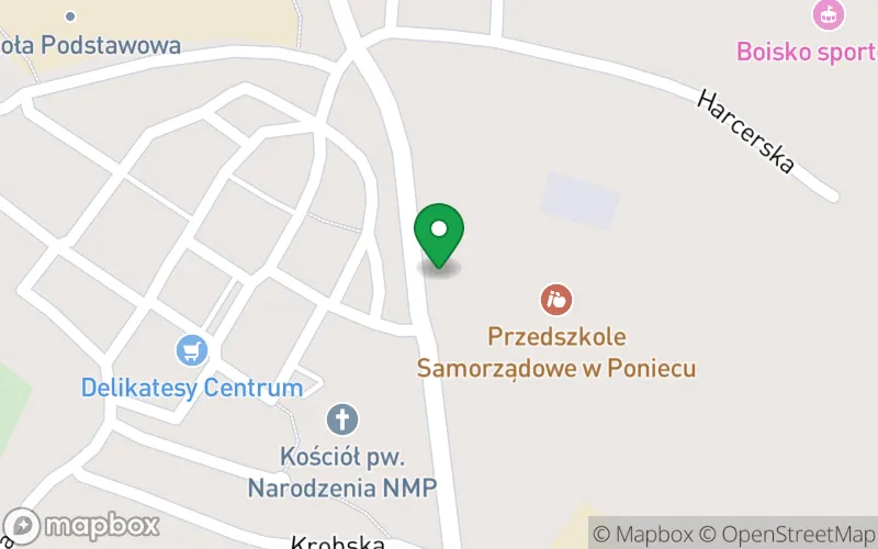 Lokalizacja: Przedszkole Samorządowe w Poniecu