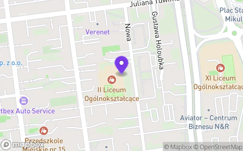 Lokalizacja: II Liceum Ogólnokształcące im. Gabriela Narutowicza