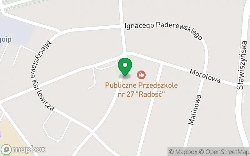 Lokalizacja: Publiczne Przedszkole nr 27 im. "Radość" w Kaliszu