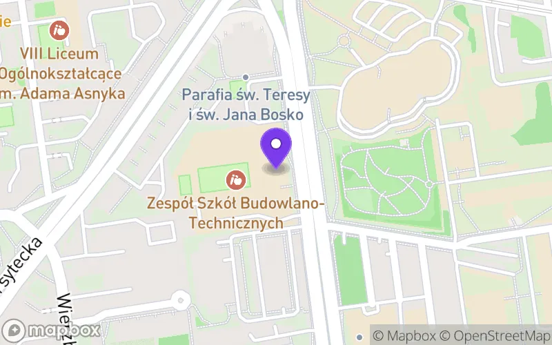 Lokalizacja: Technikum nr 15 w Zespole Szkół Budowlano-Technicznych im. Dr. Stefana Kopcińskiego