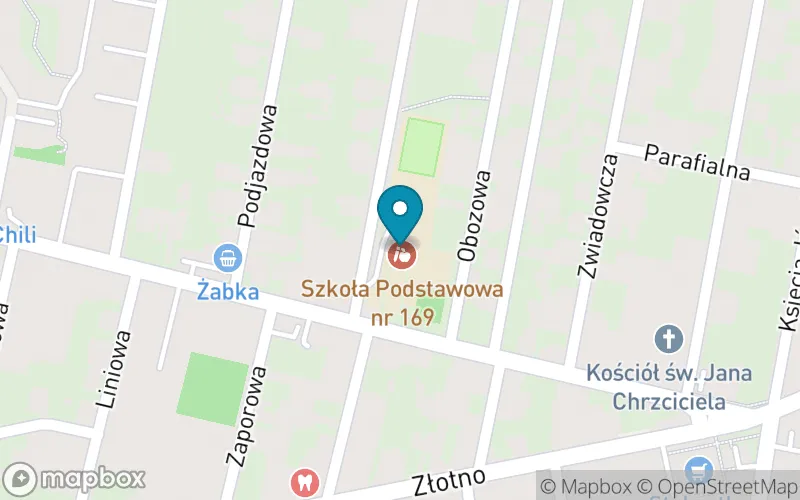 Lokalizacja: Szkoła Podstawowa nr 169 im. Marii Dąbrowskiej