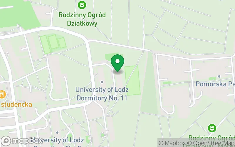 Lokalizacja: Przedszkole Uniwersytetu Łódzkiego