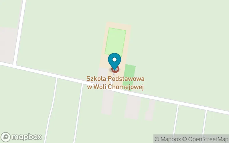 Lokalizacja: Szkoła Podstawowa w Woli Chomejowej