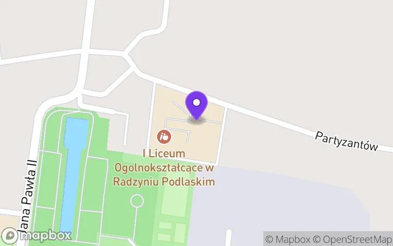 Lokalizacja: I Liceum Ogólnokształcące w Radzyniu Podlaskim