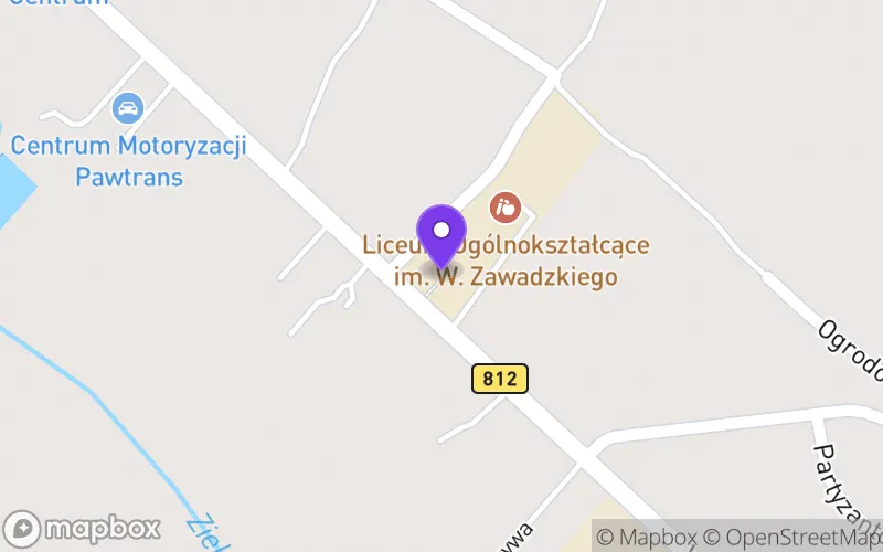 Lokalizacja: Liceum Ogólnokształcące im. Wł. Zawadzkiego w Wisznicach