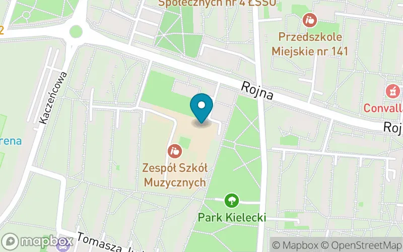 Lokalizacja: Państwowa Ogólnokształcąca Szkoła Muzyczna I Stopnia w Łodzi