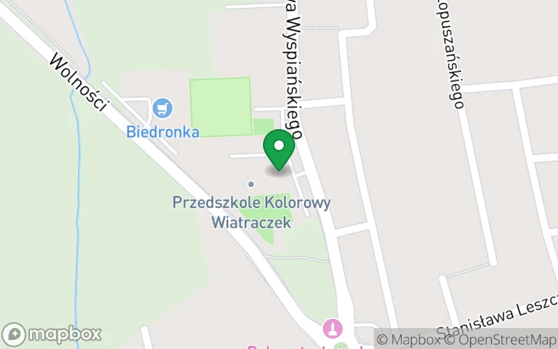 Lokalizacja: Przedszkole Kolorowy Wiatraczek w Rydzynie