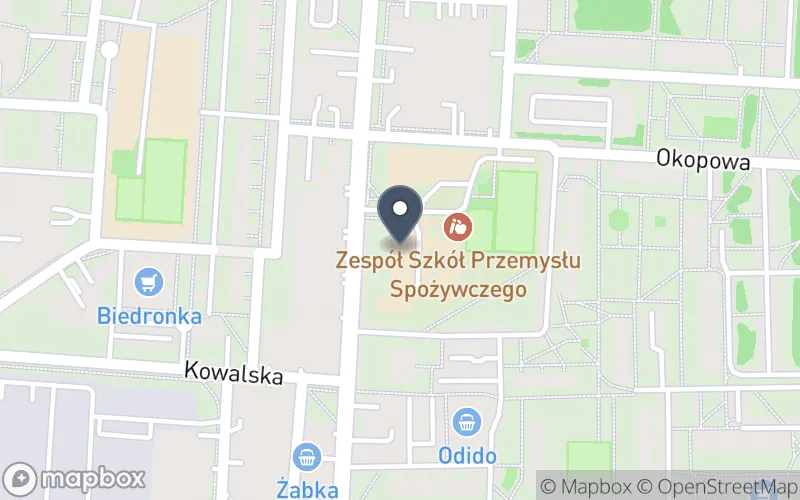 Lokalizacja: Zespół Szkół Przemysłu Spożywczego im. Powstańców Wielkopolskich