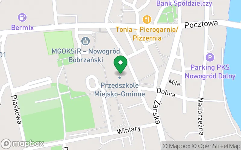 Lokalizacja: Miejsko-Gminne Przedszkole Samorządowe w Nowogrodzie Bobrzańskim