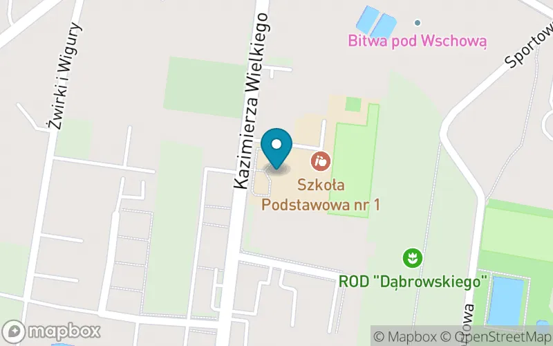 Lokalizacja: Szkoła Podstawowa nr 1 im. Polskich Olimpijczyków we Wschowie