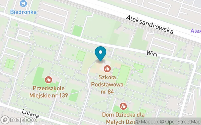 Lokalizacja: Szkoła Podstawowa nr 84 im. Generała Józefa Bema