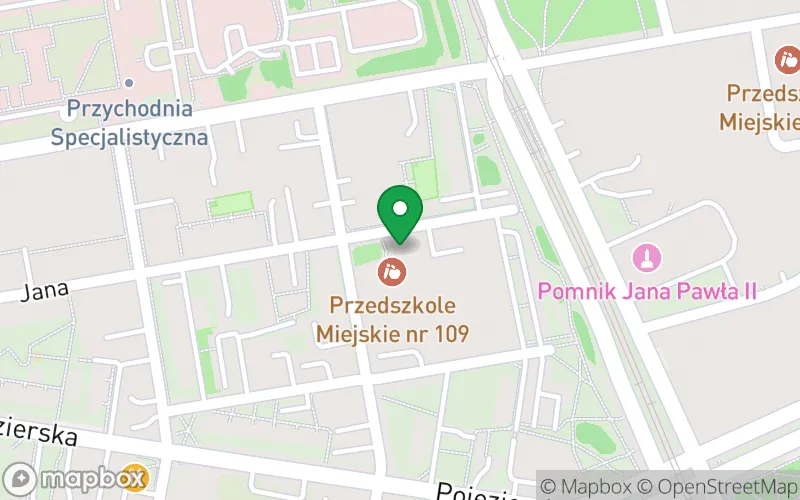 Lokalizacja: Przedszkole Miejskie nr 109 - z Oddziałami Integracyjnymi