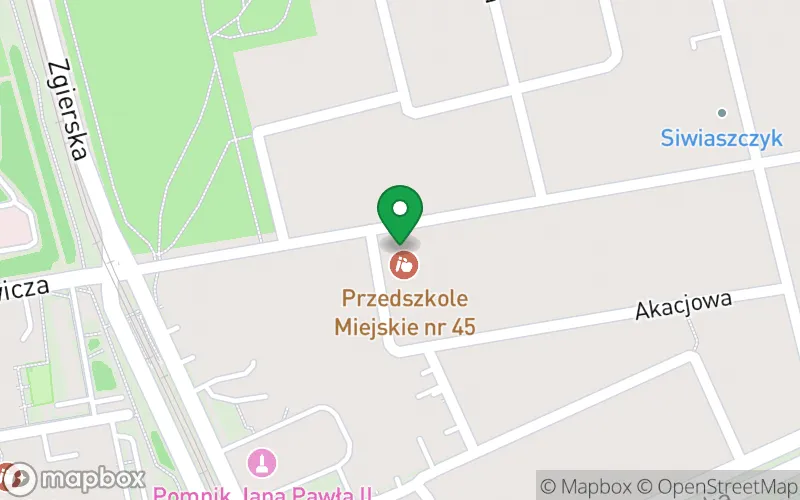 Lokalizacja: Przedszkole Miejskie nr 45