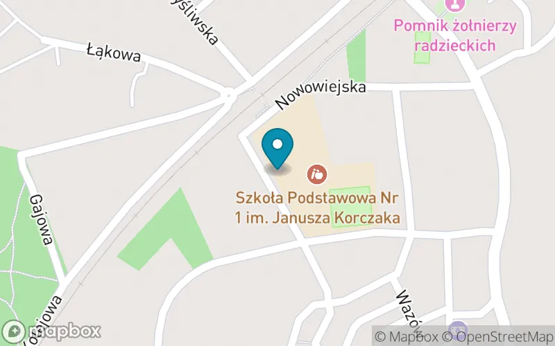 Lokalizacja: Szkoła Podstawowa nr 1 im. Janusza Korczaka w Nowogrodzie Bobrzańskim