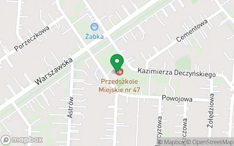 Lokalizacja: Przedszkole Miejskie nr 47