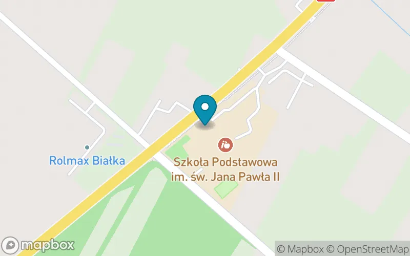 Lokalizacja: Szkoła Podstawowa im. Świętego Jana Pawła II w Białce