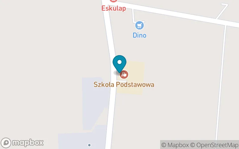 Lokalizacja: Szkoła Podstawowa im. Marii Skłodowskiej - Curie w Kokaninie