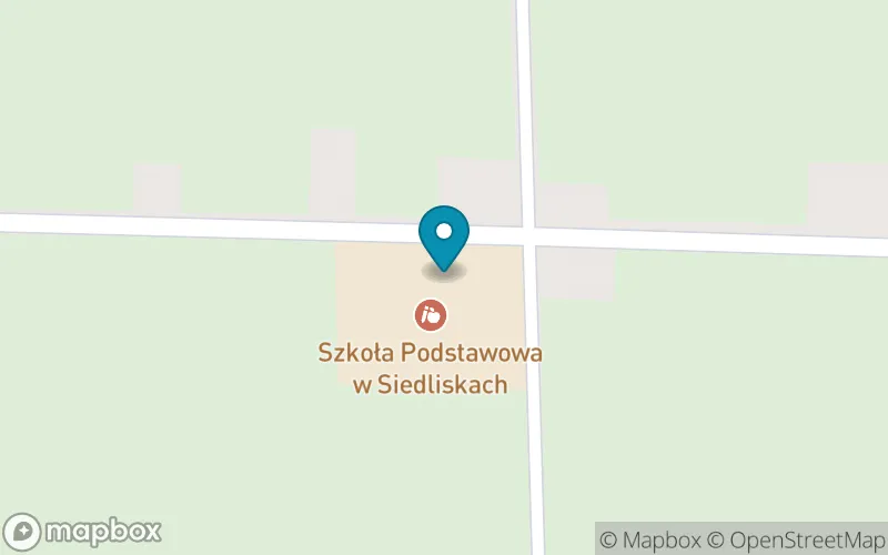 Lokalizacja: Szkoła Podstawowa w Siedliskach