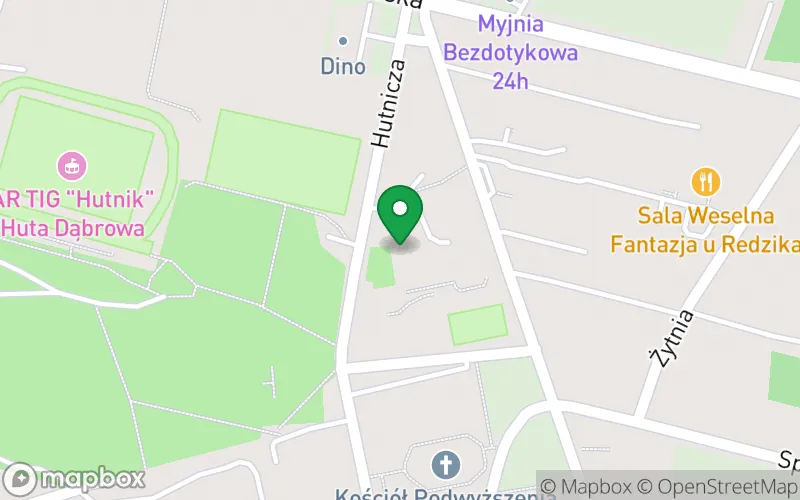 Lokalizacja: Przedszkole w Hucie Dąbrowie