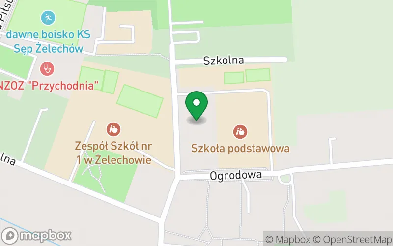 Lokalizacja: Publiczne Przedszkole Pluszowy MIŚ w Żelechowie ul. Ogrodowa 1