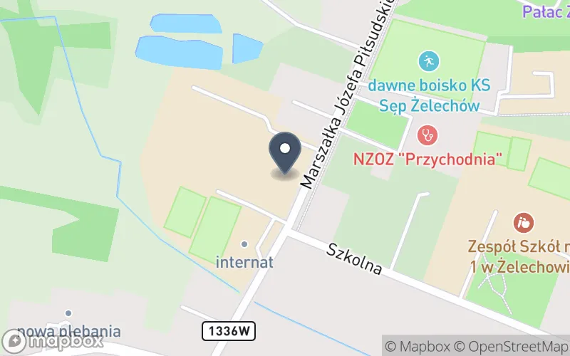 Lokalizacja: Zespół Szkół Ponadpodstawowych im. Ignacego Wyssogoty Zakrzewskiego w Żelechowie