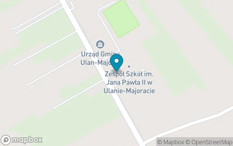 Lokalizacja: Zespół Szkół im. Jana Pawła II Szkoła Podstawowa w Ulanie-Majoracie