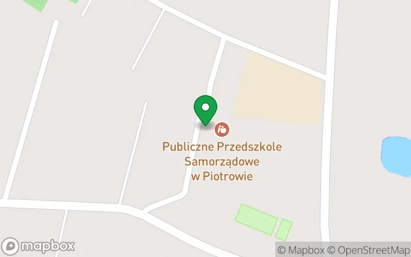 Lokalizacja: Publiczne Przedszkole Samorządowe w Piotrowie
