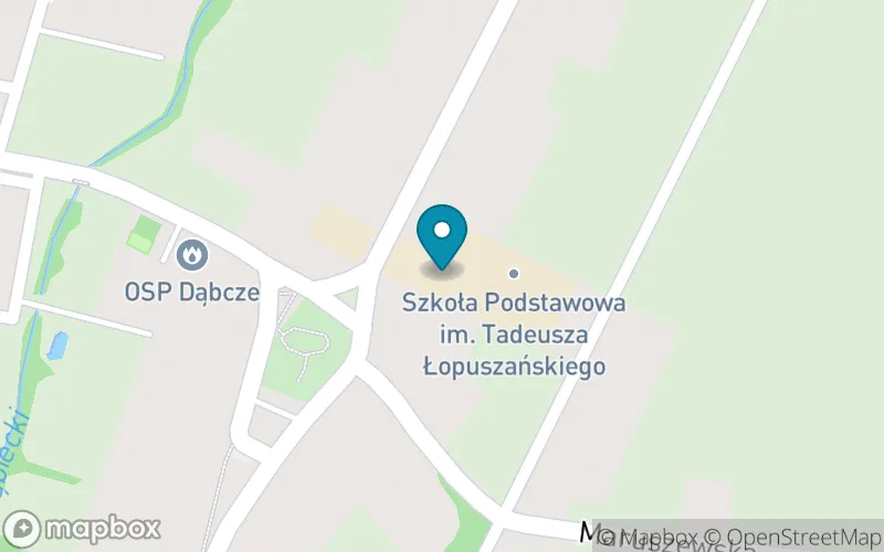 Lokalizacja: Szkoła Podstawowa im. Tadeusza Łopuszańskiego w Dąbczu