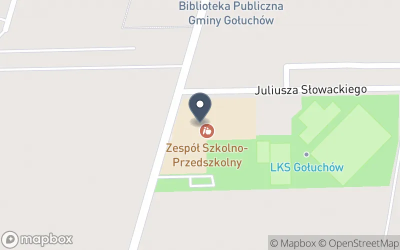Lokalizacja: Zespół Szkolno-Przedszkolny w Gołuchowie