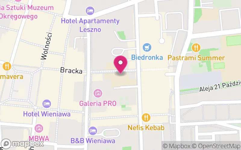 Lokalizacja: Wyższa Szkoła Humanistyczna im. Króla Stanisława Leszczyńskiego