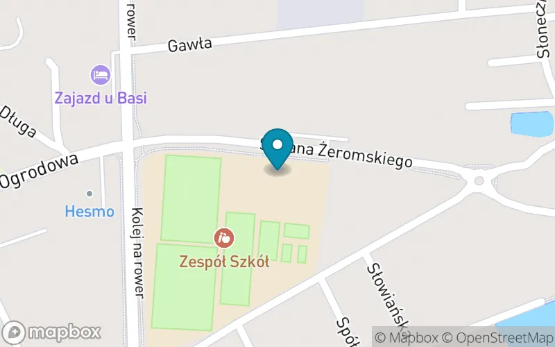 Lokalizacja: Szkoła Podstawowa im. Stefana Żeromskiego w Otyniu