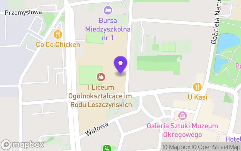 Lokalizacja: I Liceum Ogólnokształcące im. Rodu Leszczyńskich w Lesznie