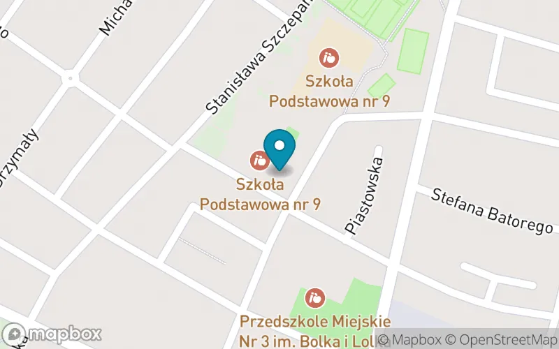 Lokalizacja: Szkoła Podstawowa nr 9 im. Ks. Kard. Stefana Wyszyńskiego