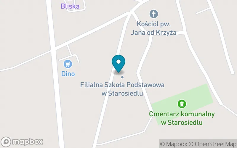 Lokalizacja: Szkoła Podstawowa w Starosiedlu Filia Sp w Czarnowicach